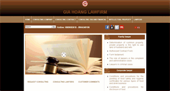 Desktop Screenshot of luatgiahoang.com